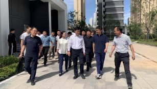 6月25日七里河区委书记胡真调研兰海·兰萃壹号项目